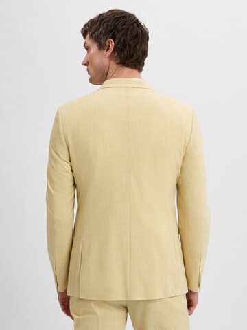 Finshley & Harding London Slimfit Sakko 'Brixdon' in Gelb