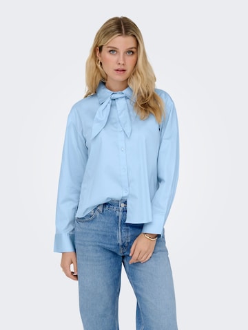 JDY Blouse 'JDYWILLOW' in Blauw: voorkant