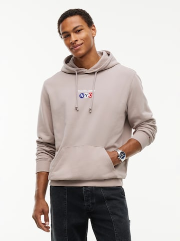 Tommy Jeans Sweatshirt 'NYC' in Grijs: voorkant