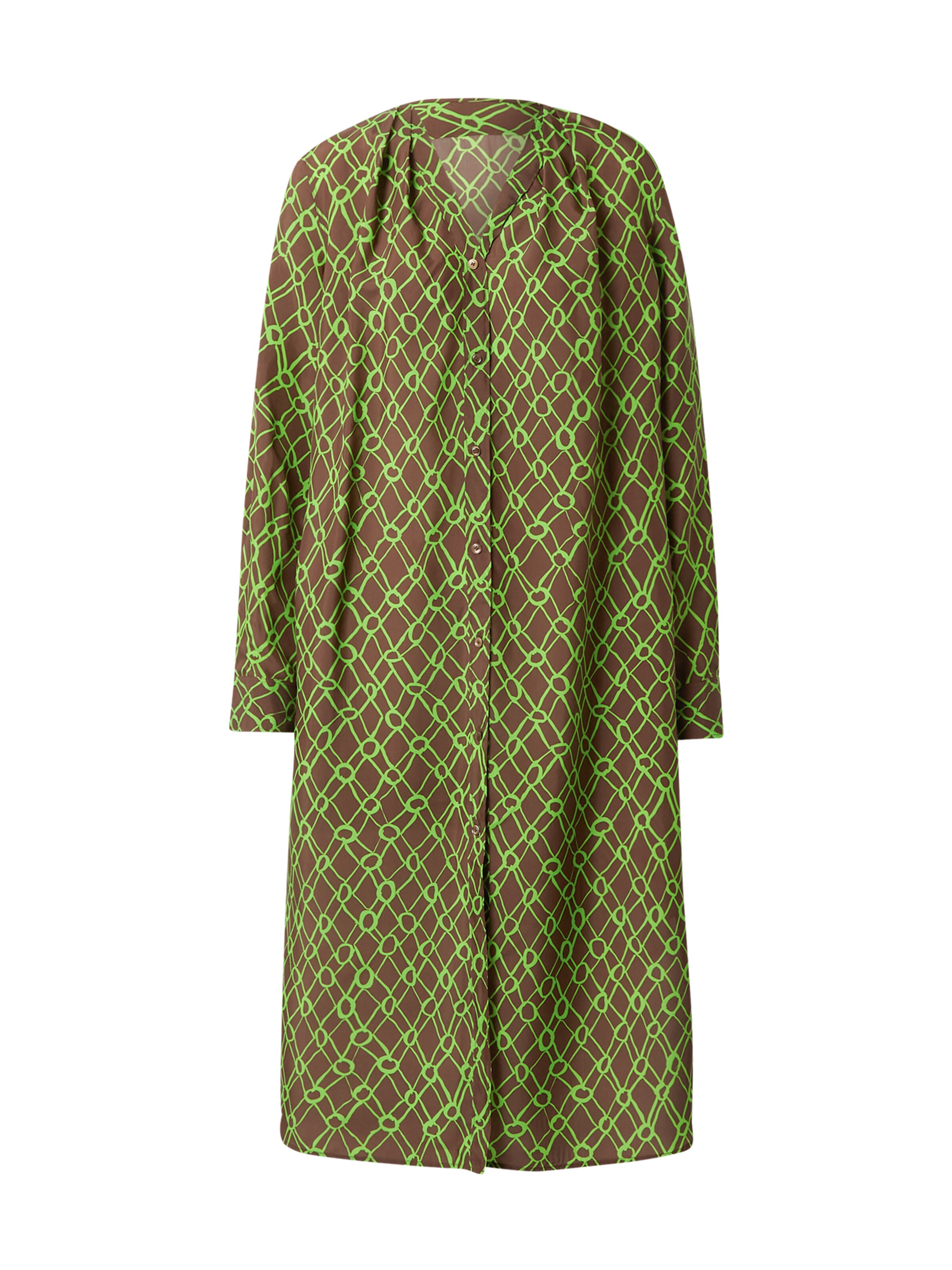 JNBY Shirt dress in Green: front
