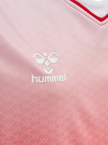 T-Shirt fonctionnel Hummel en rouge