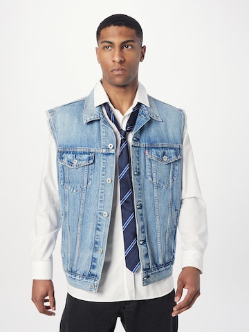 LEVI'S ® Vest 'Relaxed Trucker Vest' i blå: forside