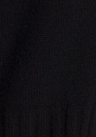 LASCANA Strickjacke in Schwarz