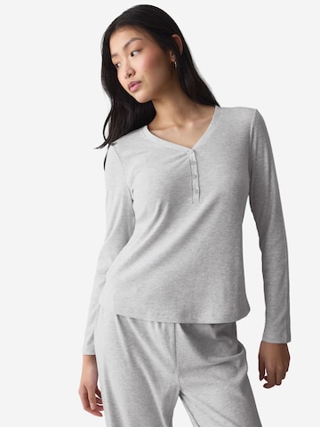 TRIUMPH Longsleeve ' Red Label Mix & Match ' in Grau: Vorderseite