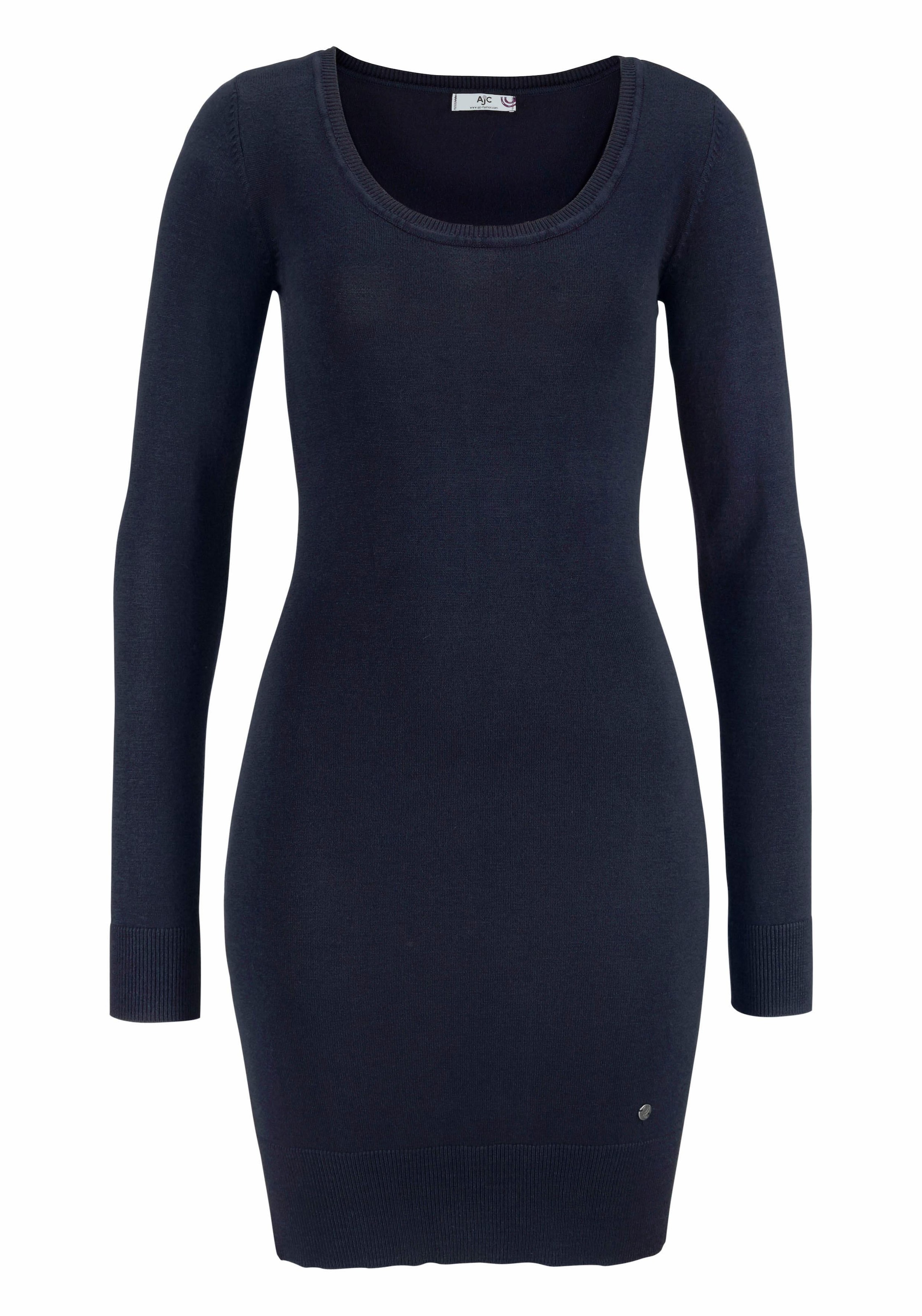 AJC Strickkleid in Schwarz: Vorderseite