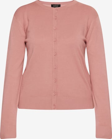 Cardigan usha BLACK LABEL en rose : devant