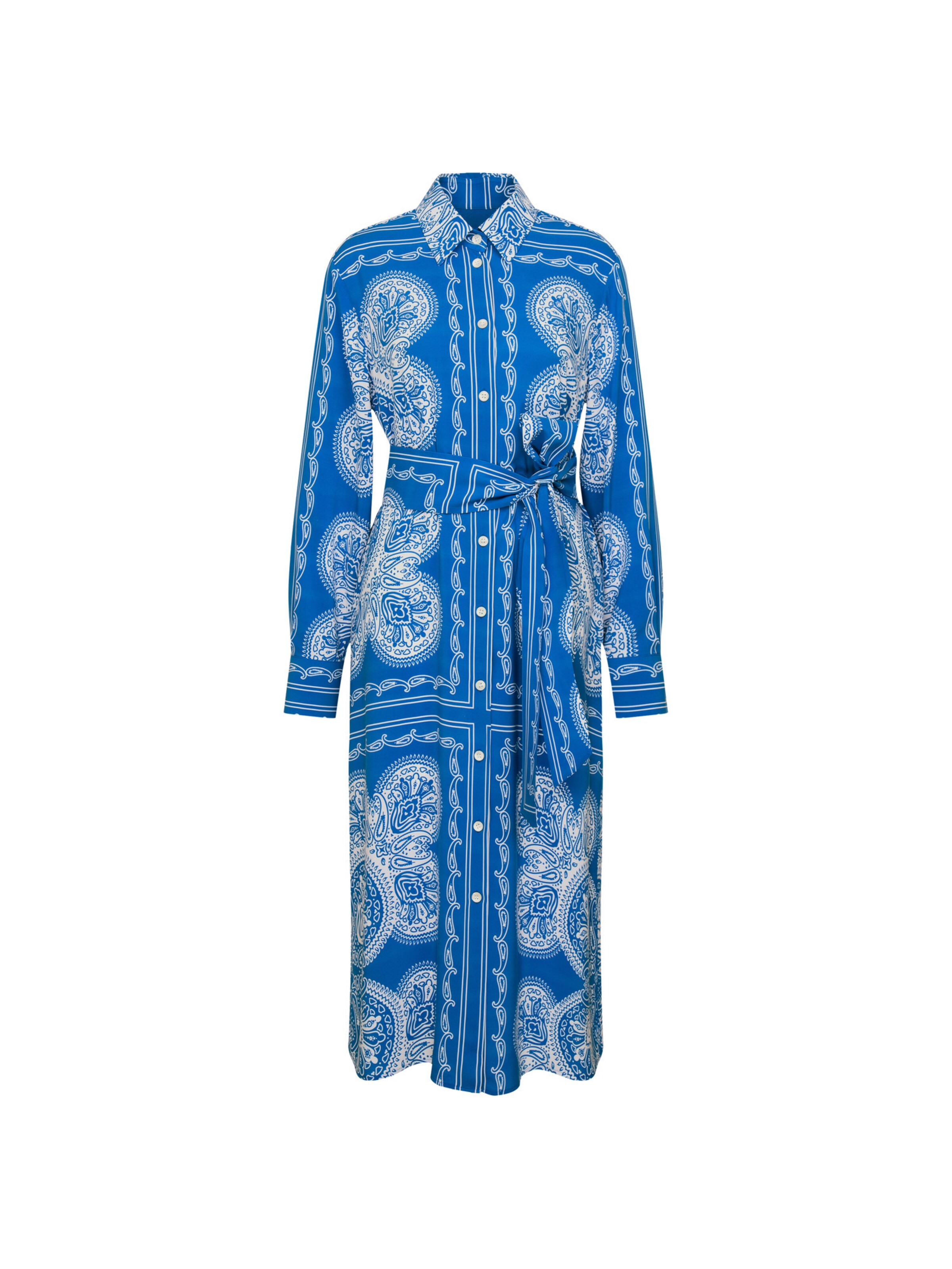 Robe 'Schwarze Rose' SEIDENSTICKER en bleu : devant