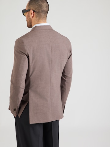 brūns Michael Kors Slim fit Klasiska žakete: no aizmugures