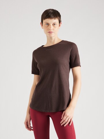 T-shirt fonctionnel 'Vanja' Hummel en marron : devant