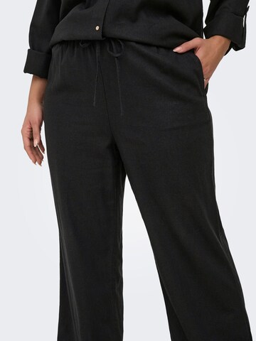 ONLY Carmakoma Loose fit Trousers 'CARGoa' in Black