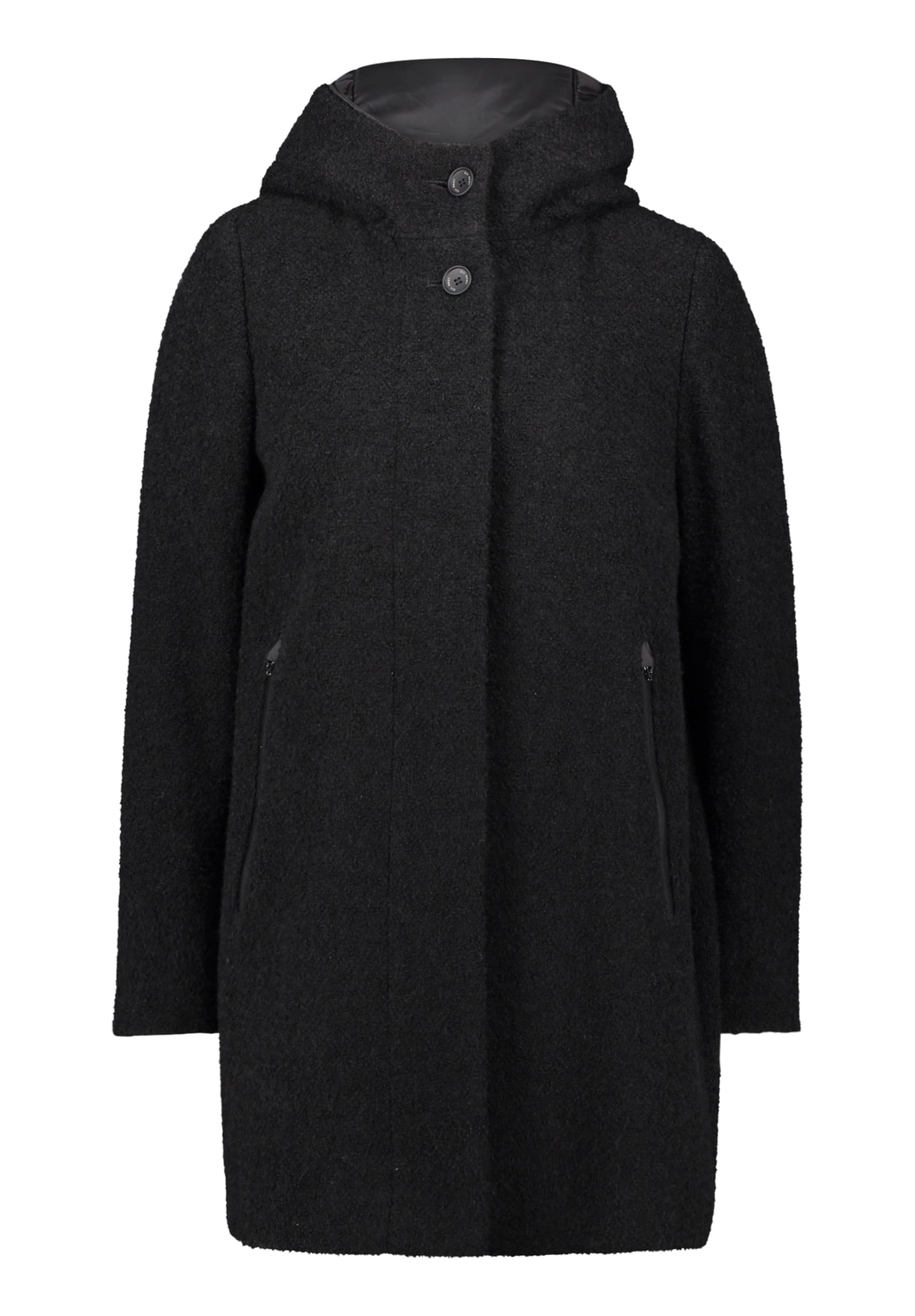 GIL BRET Between-seasons coat in Black: front