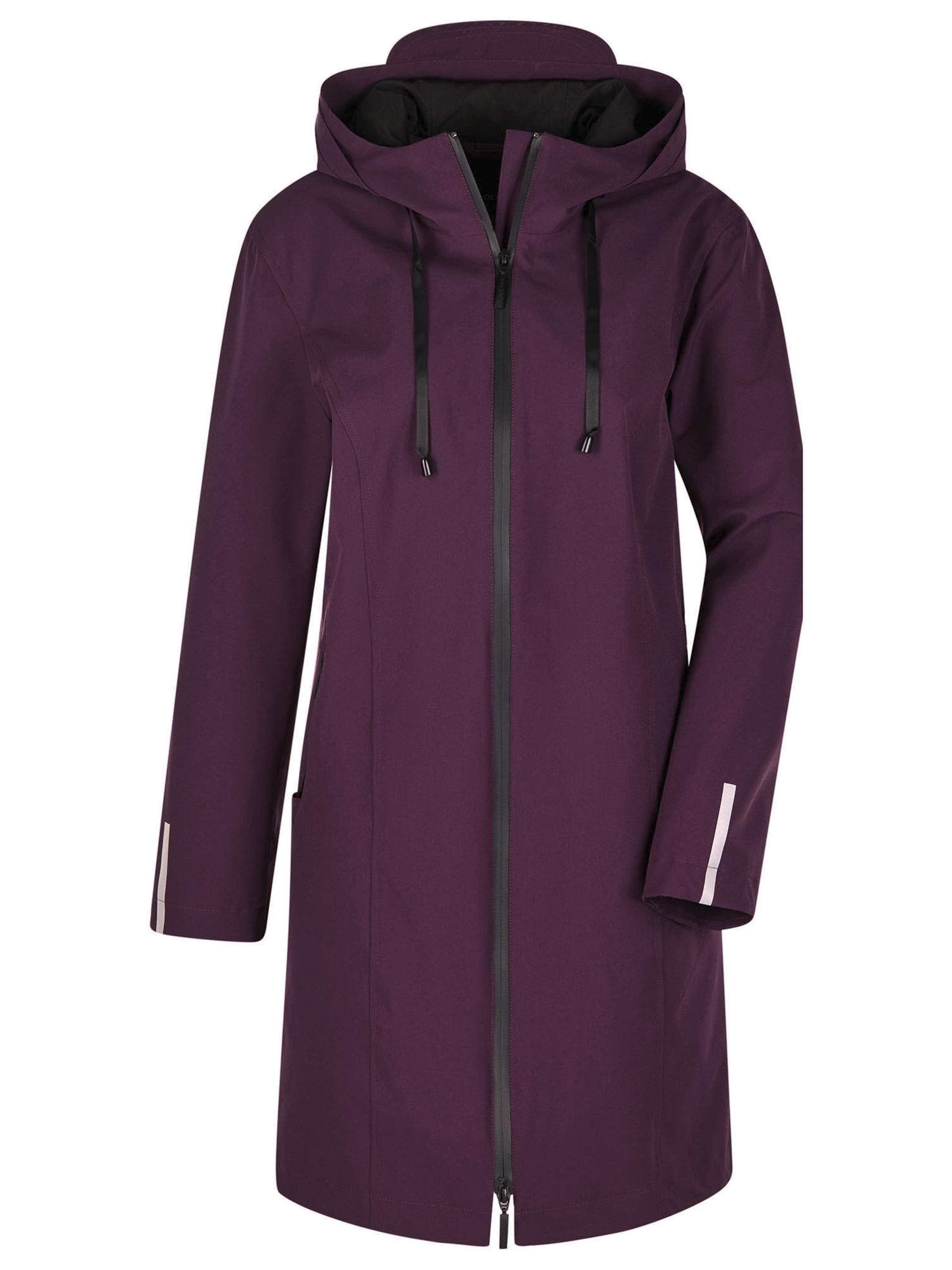 Goldner Funktionsjacke in Lila: Vorderseite