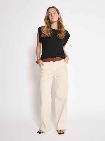 T-shirt 'Averly' Peppercorn en noir