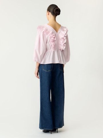 YAS Blouse 'YASRuna' in Roze