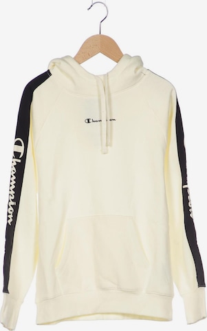 Champion Sweatshirt & Zip-Up Hoodie in S in White: front