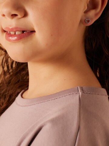 Boucles d'oreilles Lucardi en argent : devant