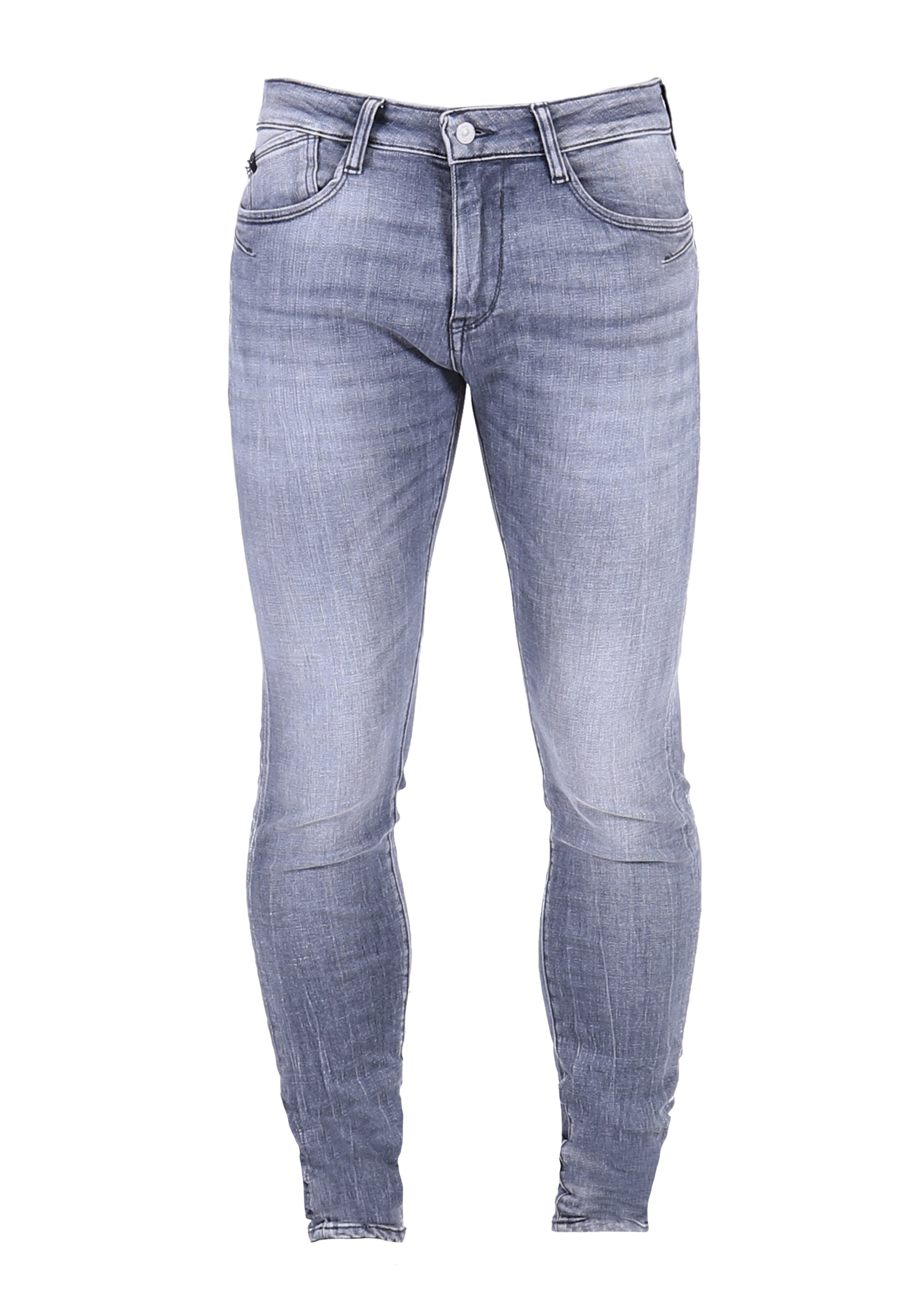 Männer Große Größen Le Temps Des Cerises Jeans 'POWER' in Grau - ER59708