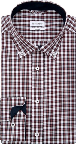 SEIDENSTICKER Slim fit Business Shirt ' Shaped ' in Red