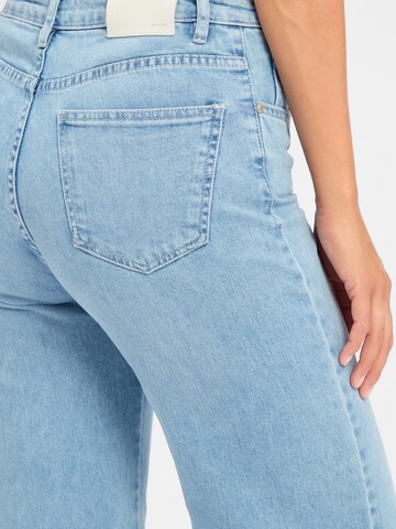 OPUS Wide Leg Hose 'Miva Palazzo Paris' in Blau
