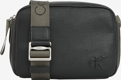 Rankinė su ilgu dirželiu iš Calvin Klein, spalva – žalia / juoda, Prekių apžvalga