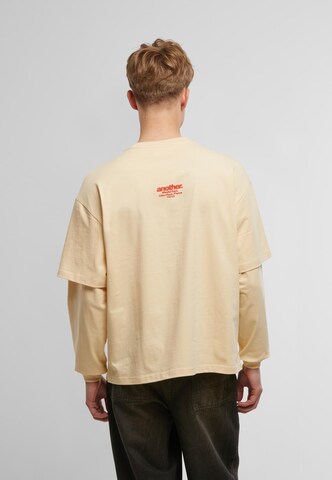 T-Shirt 'Blissful Days' Another Cotton Lab en beige