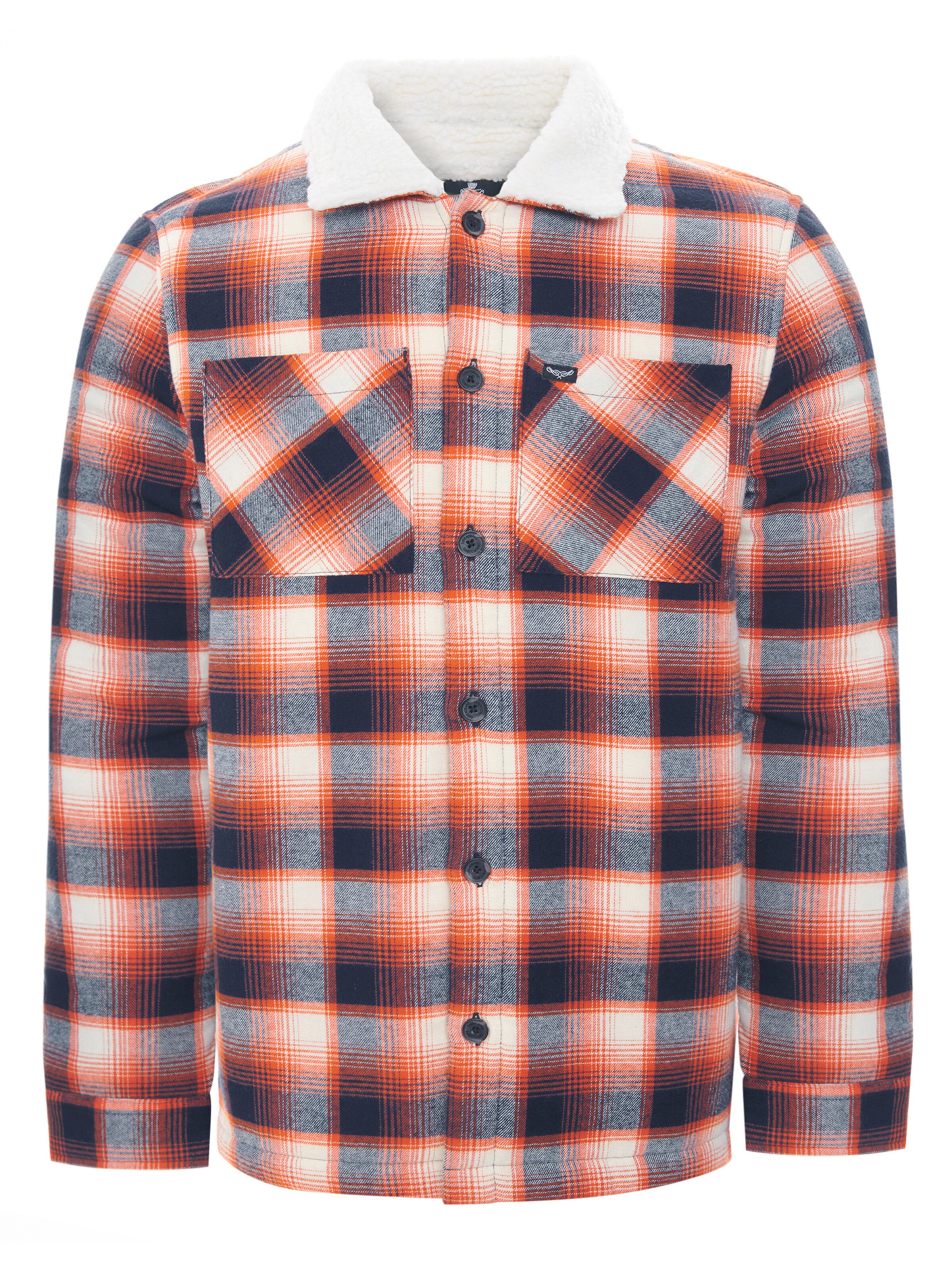 Threadbare Regular Fit Hemd in Rot: Vorderseite