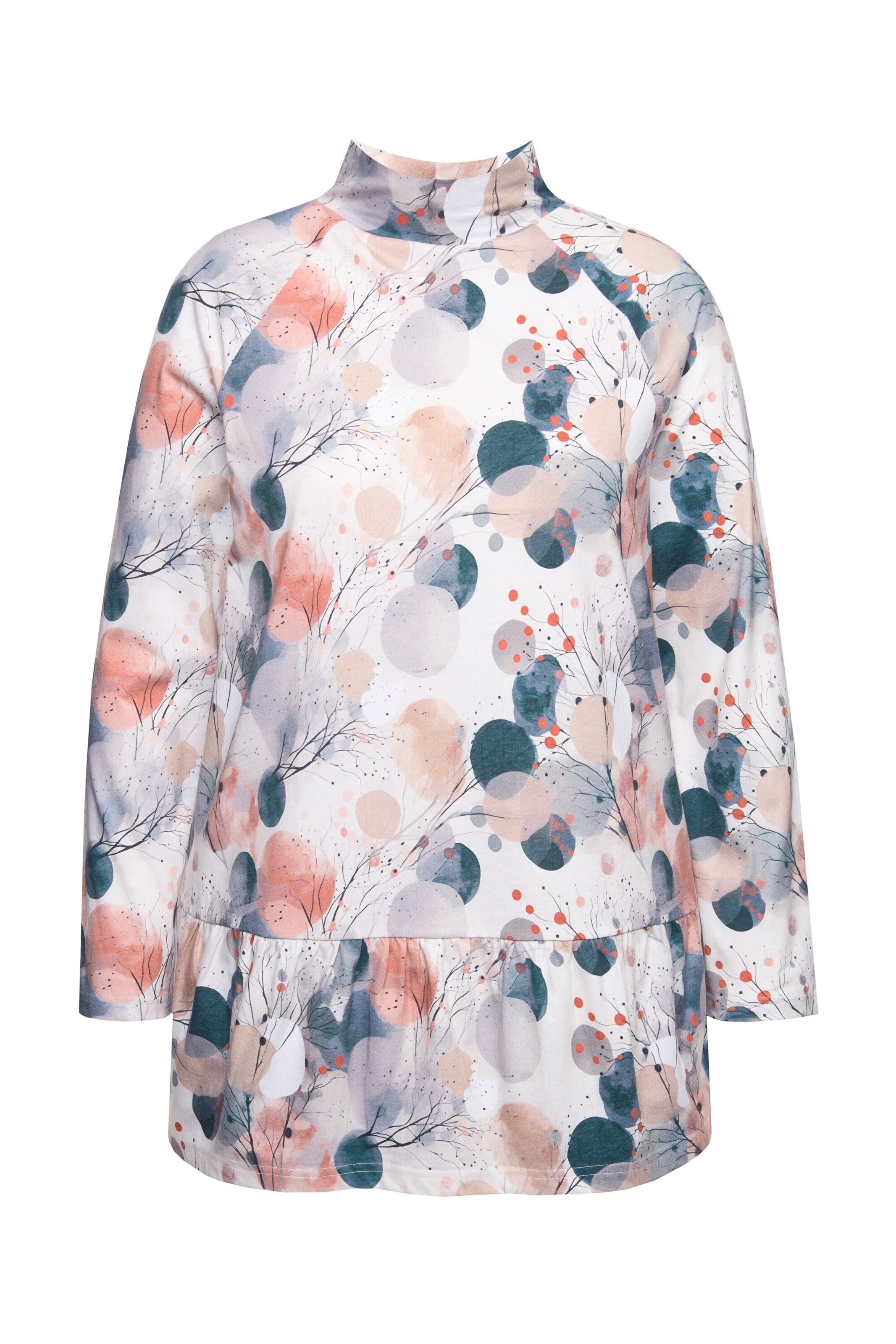 Ulla Popken Blouse in Grijs: voorkant