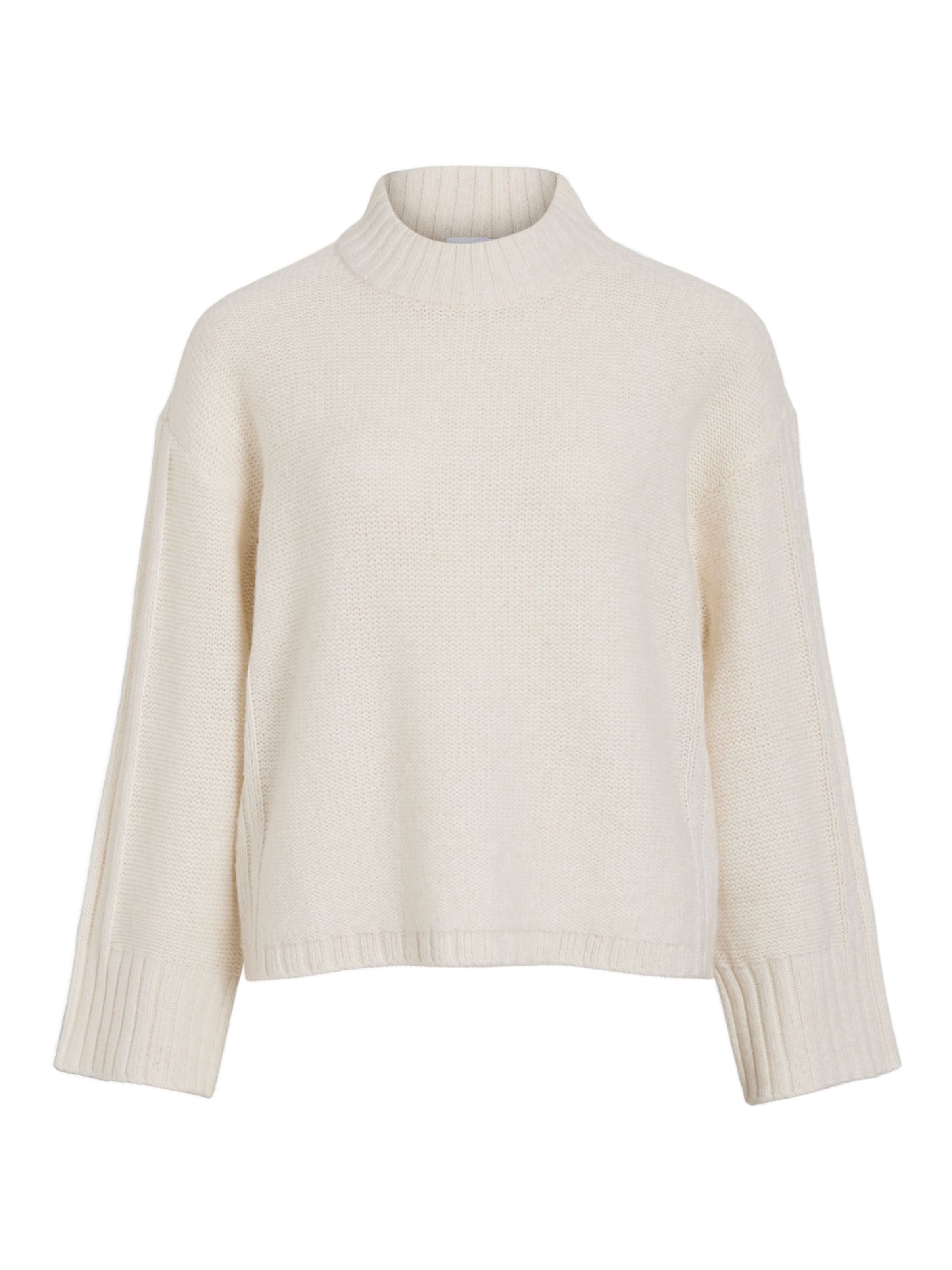 Pull-over oversize 'VIBibbi' VILA en blanc : devant