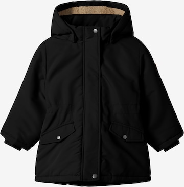 NAME IT Parka 'NMFMARLOW' in Schwarz: Vorderseite