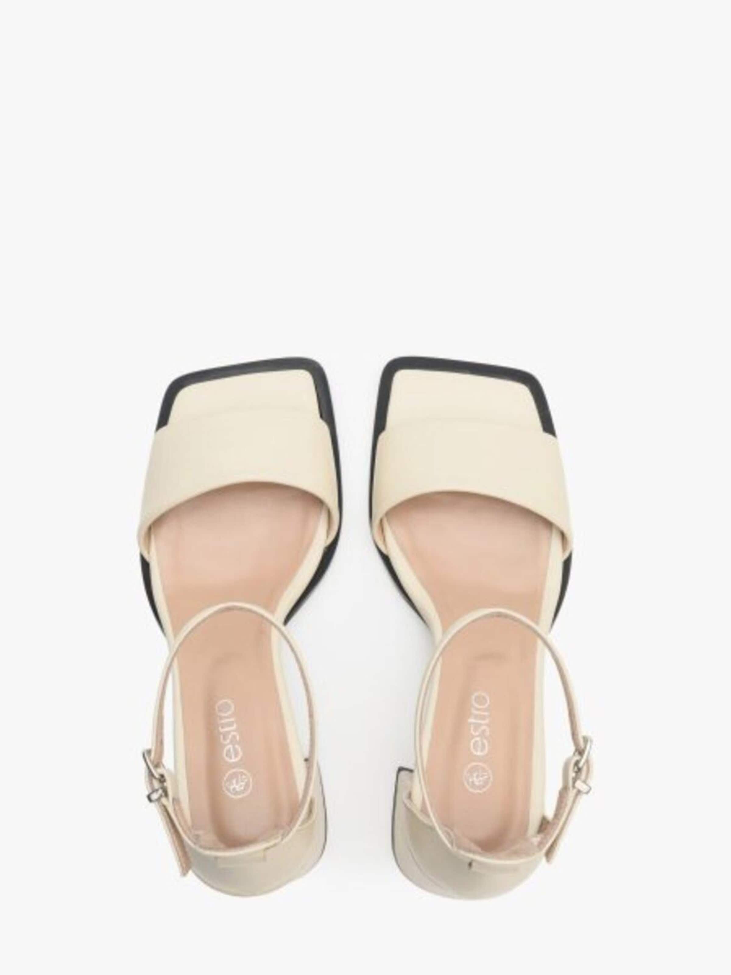 Estro Sandals '48-142' in Beige