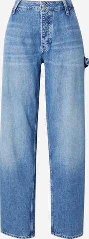 Calvin Klein Jeans Широка кройка Дънки 'Carpenter' в синьо: отпред