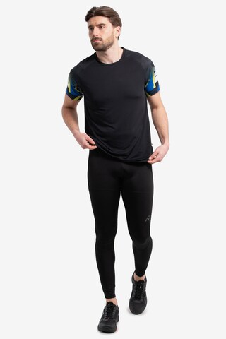 Skinny Pantalon de sport 'Malka' Rukka en noir