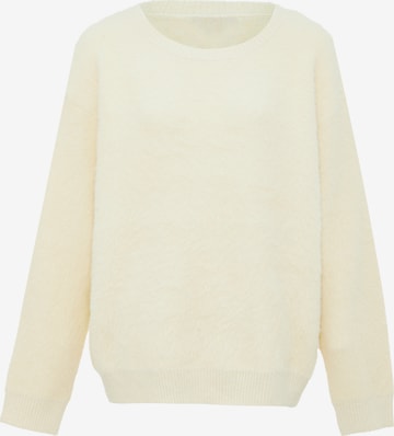 Poomi Neulepaita värissä valkoinen: etupuoli