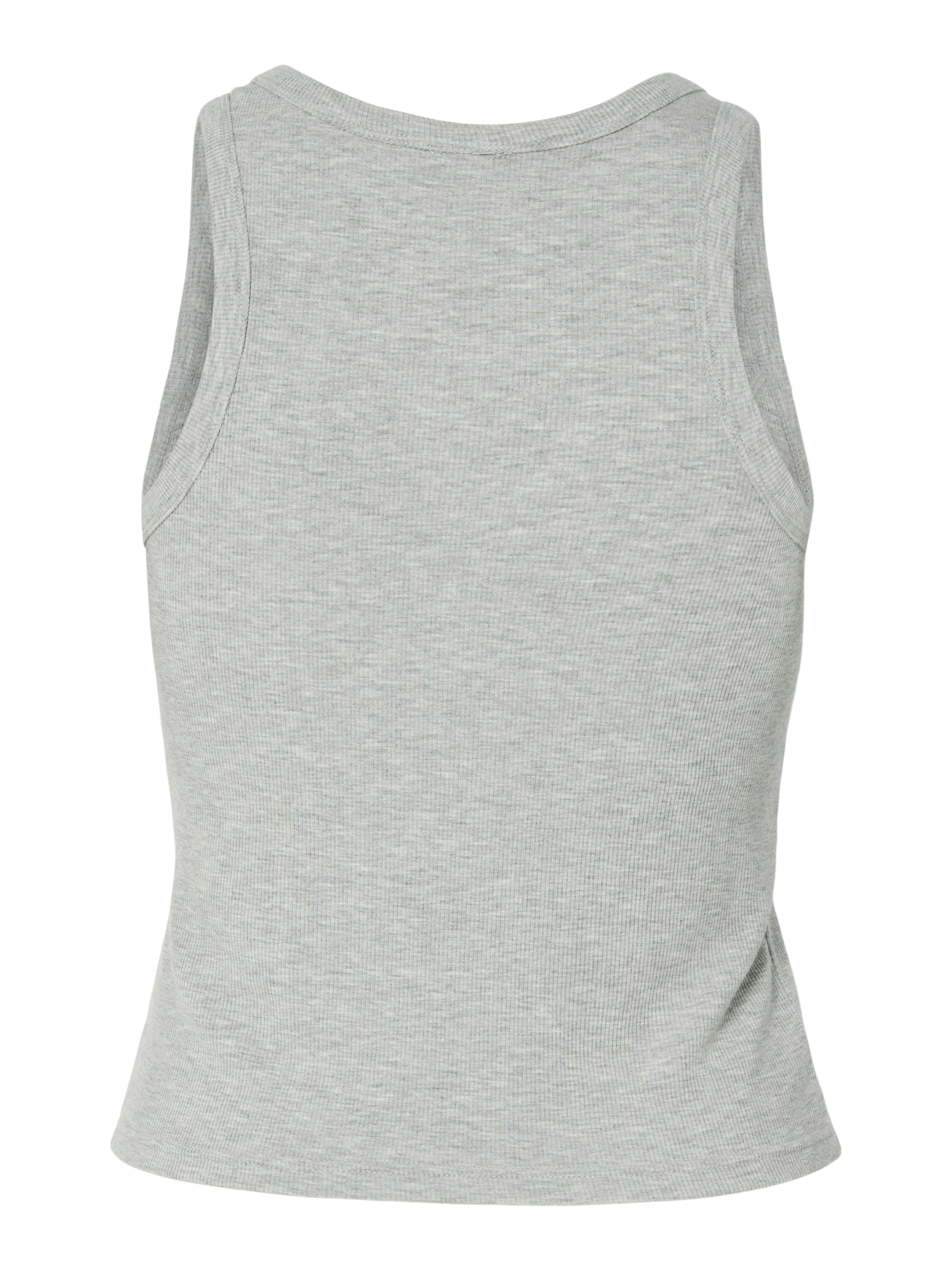 PIECES Toppi 'PCANIBI' värissä harmaa