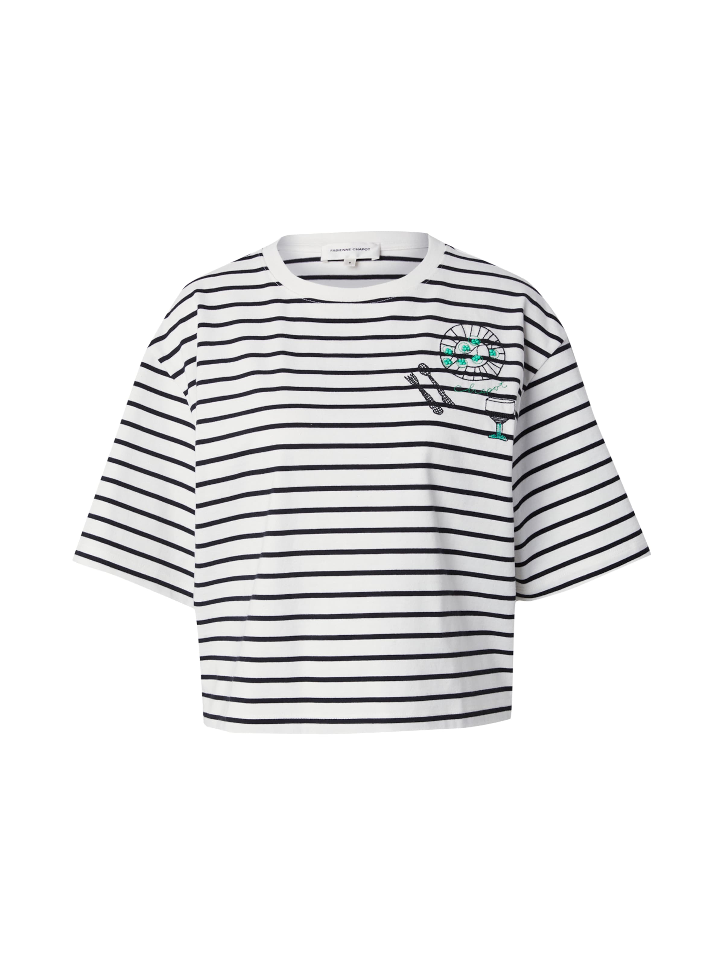 Fabienne Chapot Tričko 'Benja' - Biela: predná strana