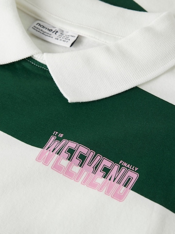 NAME IT Sweatshirt 'NKFLITOPOL' in Grün