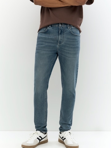 Pull&Bear Slimfit Farkut värissä sininen: etupuoli