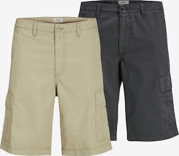 JJ Rebel Normalny krój Bojówki 'JREBCARLOS' w kolorze szary: przód