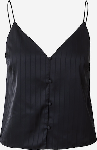 Chemise de nuit Abercrombie & Fitch en noir : devant