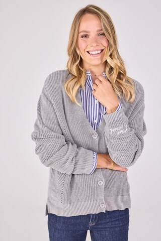 Cardigan 'Lise' LIEBLINGSSTÜCK en gris : devant