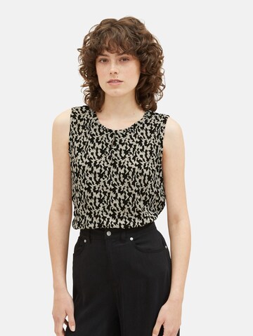 TOM TAILOR Top in Black: front