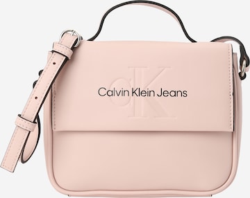 Calvin Klein Jeans Schoudertas in Roze: voorkant