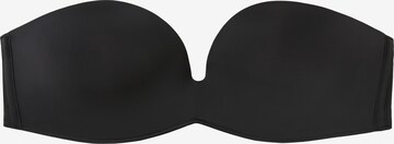 INTIMISSIMI Bandeau Bra in Black: front