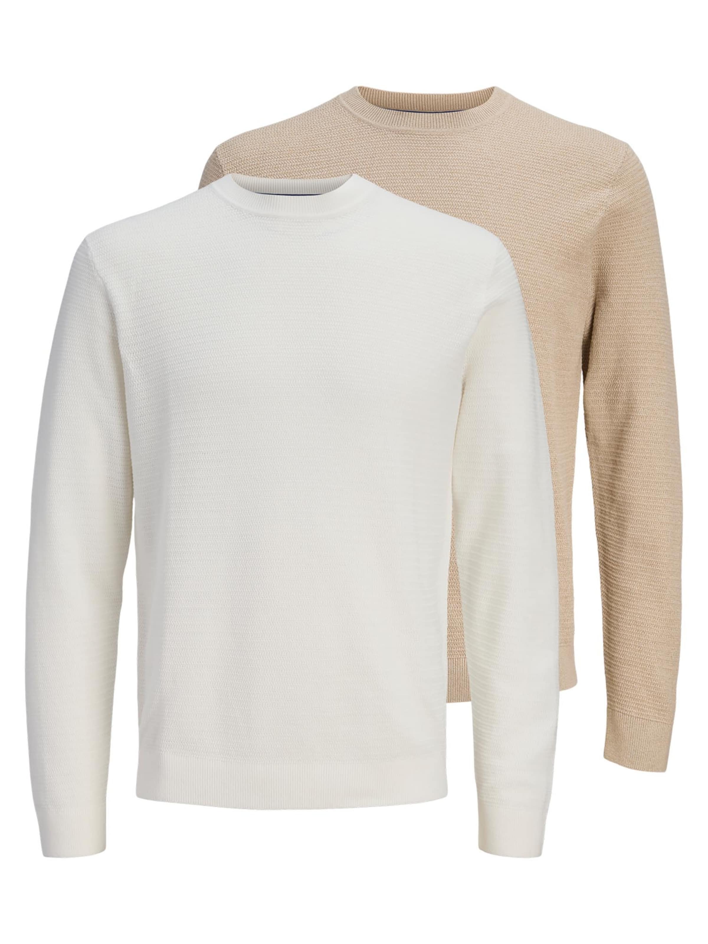 JACK & JONES Sweater 'Bluriley' in Brown: front