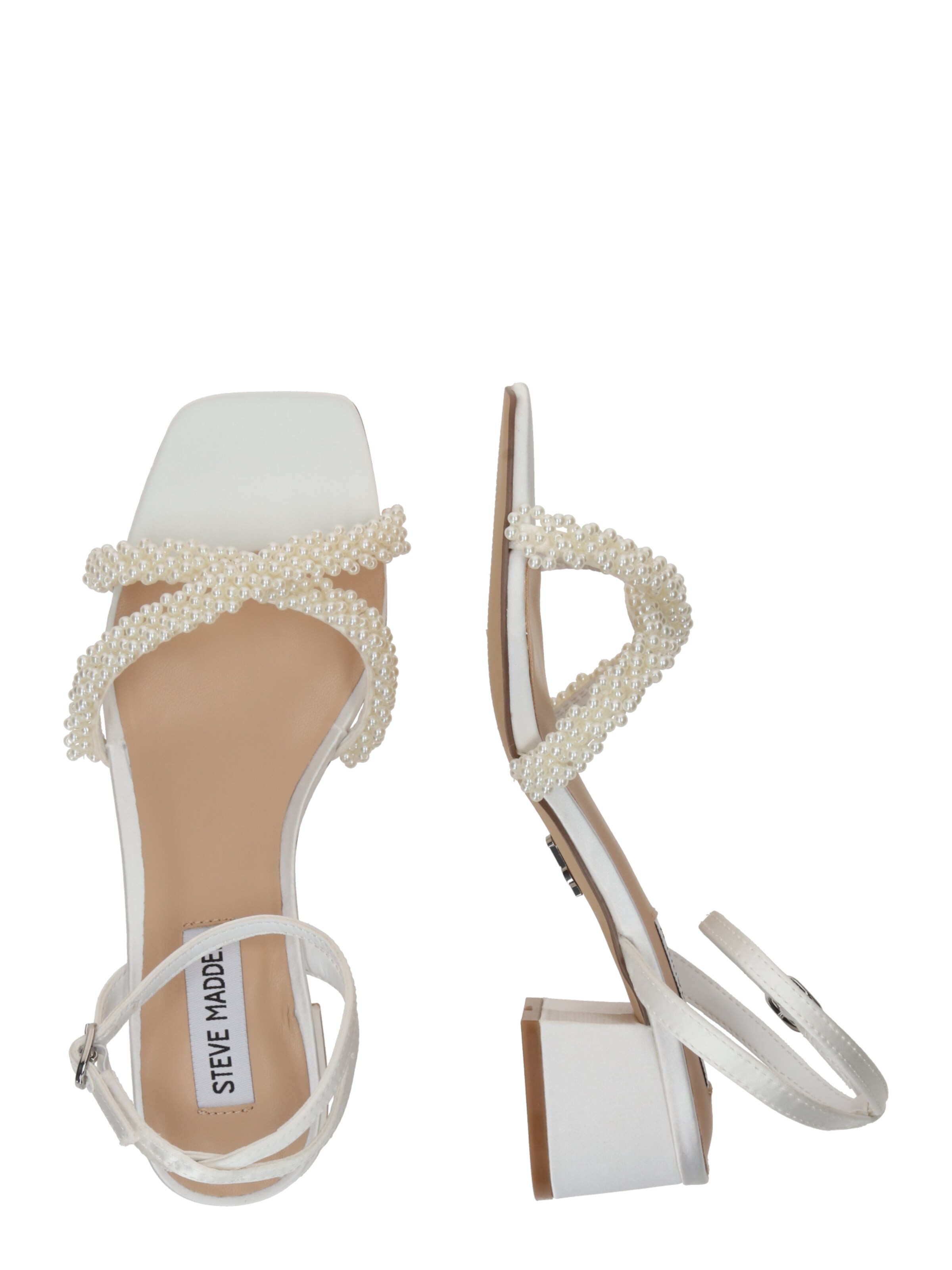 STEVE MADDEN Sandały z rzemykami 'Gabby-P' w kolorze biały