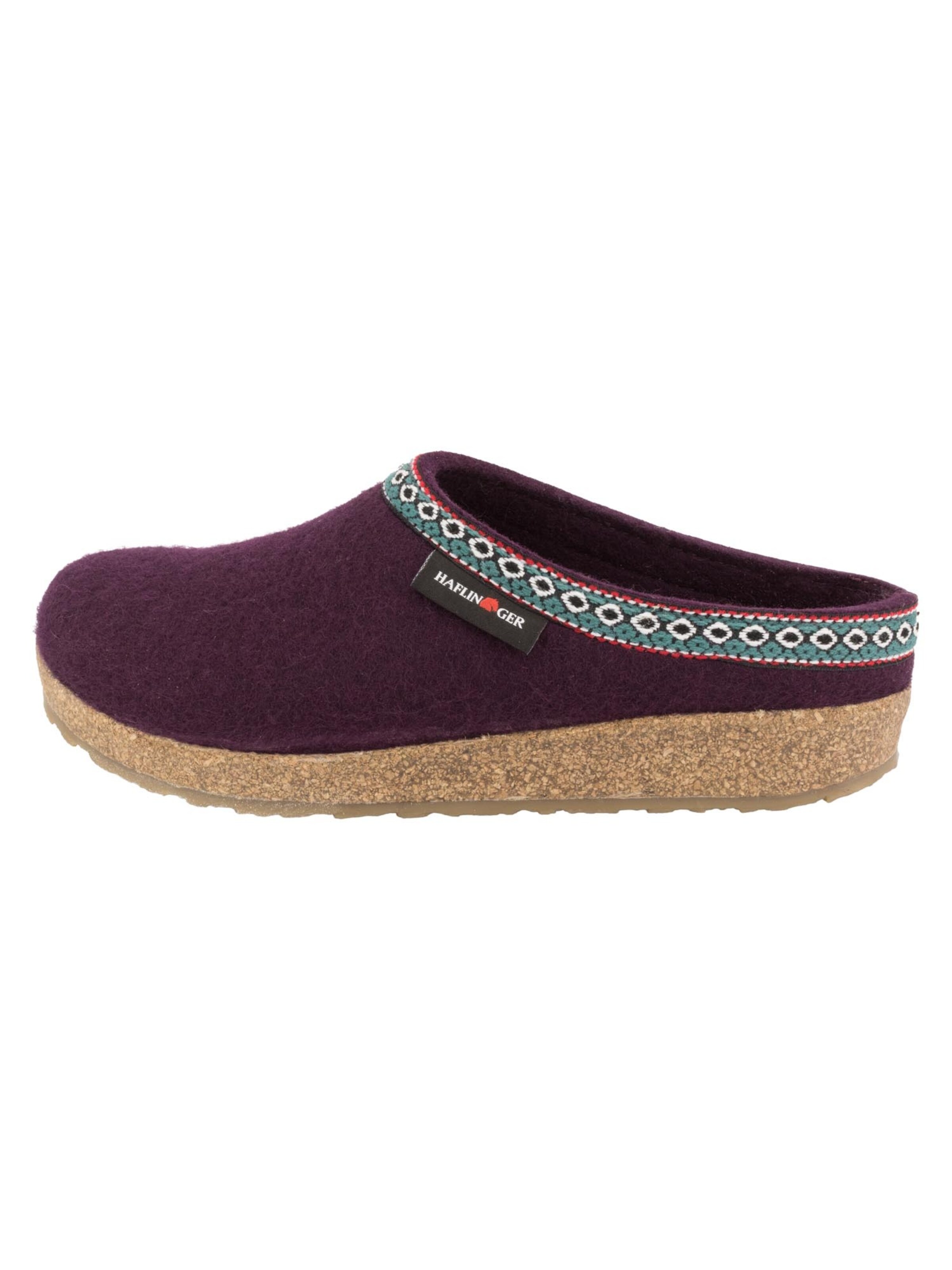 HAFLINGER Clogs 'Franzl'‌‌‌‌ in Lila: Vorderseite
