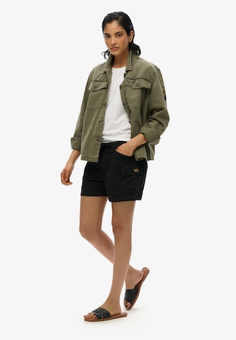 Superdry Regular Cargobroek in Zwart