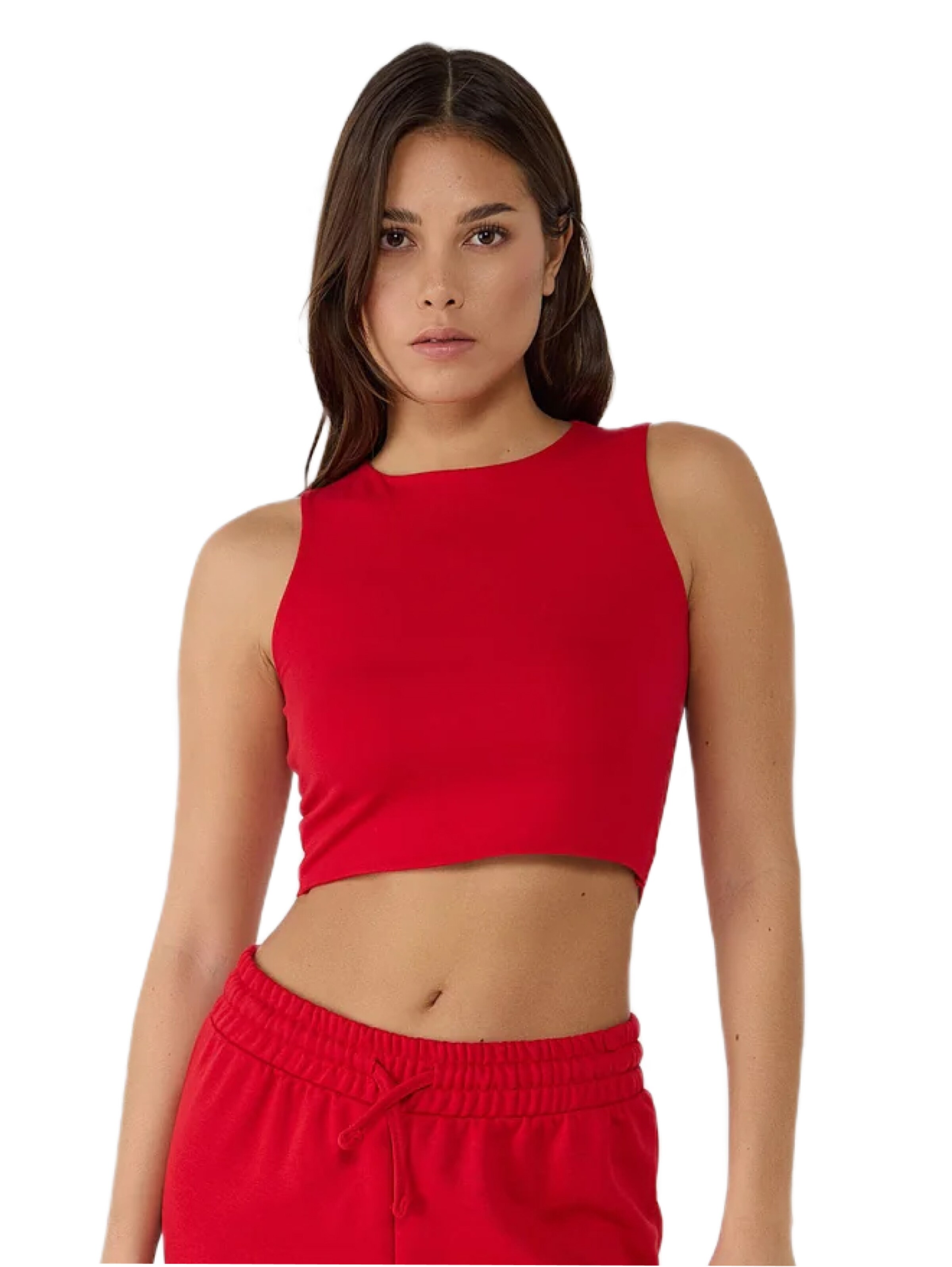 No Matter What Top in Red: front