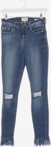 FRAME Jeans in 25 in Blue: front