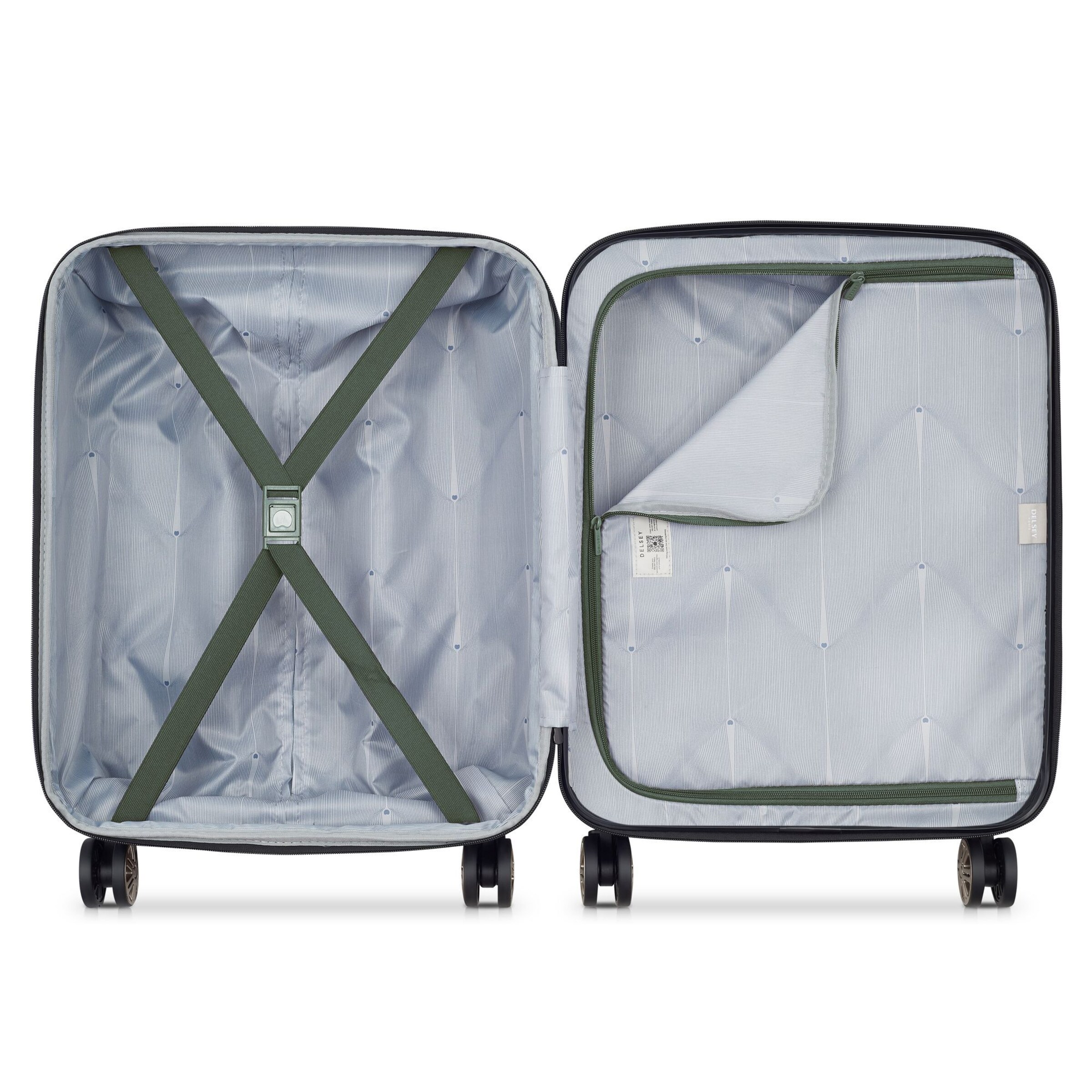Delsey Paris Trolley 'Meteor' in Green